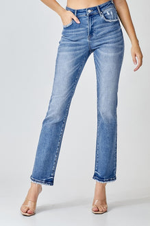 Risen Mid Rise Straight Jean(WRDP5302)