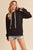 Black Oversized Hooded Sweatshirt(W267)