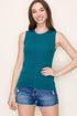 Teal Light Sweater Knit Tank(867)