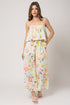 Floral Strapless Jumpsuit(W249)