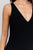 Black Vcut Sweater Tank(W297)