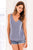 Blue Vcut Sweater Tank(879)