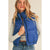 Blue Puffer Vest(W363)