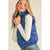 Blue Puffer Vest(W363)