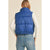 Blue Puffer Vest(W363)