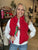 Red Puffer Vest(362)