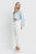 Vervet White High Rise Cropped Flare Jean(WV3516)