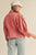 Pink Mineral Wash Denim Jacket(W726)