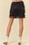 Black Fringed Skirt(977)