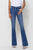 Vervet Mid Rise Raw Hem Flare Jean(WT5349)