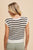 Black/Ivory Stripe Light Loose Knit Sweater(139)