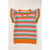 Orange/Multi-Color Patterned Knit Sweater(888)