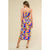 Royal Printed Midi Dress(W290)