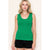 Green Scoop Neck Sweater Tank(119)