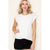 Ivory Twist Front Tee(120)