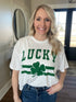 LUCKY Graphic Cropped Tee(107)