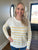 Yellow Stripe Lightweight Sweater(136)