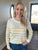 Yellow Stripe Lightweight Sweater(136)