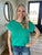 Emerald Pintucked Lightweight Sweater(150))