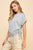 Gray Tee w/ Side Cinching(902)