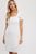White Crochet Knit Dress(W858)