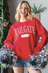 Red “Tailgate Club” Graphic Sweatshirt(996)