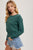 Forest Lightweight Cropped Sweater(W369)