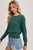 Forest Lightweight Cropped Sweater(W369)