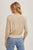 Beige Lightweight Cropped Sweater(W370)