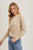 Beige Lightweight Cropped Sweater(W370)