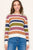 Multi-Color Stripe Light Knit Sweater(167)