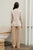 Beige Cinched Sleeve Blazer(969)