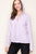 Lilac Lightweight Sweater Hooded Cardigan(W961)