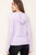 Lilac Lightweight Sweater Hooded Cardigan(636)