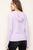 Lilac Lightweight Sweater Hooded Cardigan(W961)