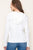 White Lightweight Sweater Hooded Cardigan(635)