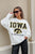 White “Iowa Hawkeyes” Graphic Sweatshirt(146)