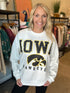 White “Iowa Hawkeyes” Graphic Sweatshirt(W455)