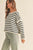 Ivory/Black Stripe Dolman Sweater(209)