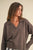 Brown Collared Vneck Soft Light Sweater(253)