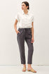 Charcoal Tencel Ankle Pants(W485)