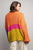 Bright Colorblock Sweater Cardigan(177)