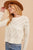 Ivory Pointelle Sweater(W959)