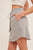Gray Terry Knit Drawstring Skirt(699)