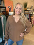 Camel Soft Vneck Sweater(248)