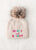 Beige “Merry & Bright” Knit Beanie(H402)