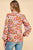 Rust Floral Blouse(279)