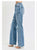 Risen High Rise Wide Leg Distressed Jean(RDP5318)