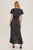 Floral Wrap Style Maxi Dress(757)