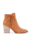 Camel Faux Suede Bootie(Weslee )